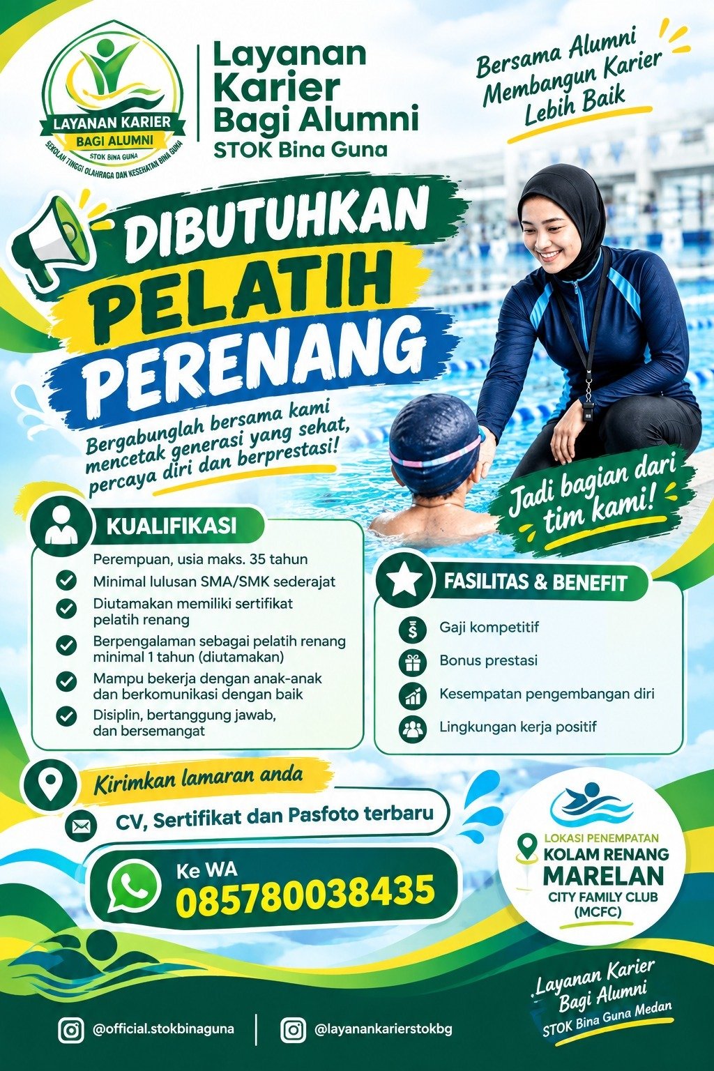 pelatih renang
